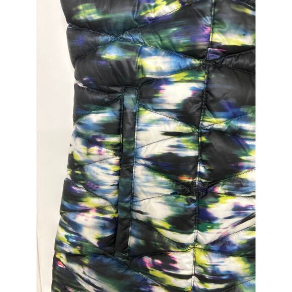 Tangerine Black Multi Color Duck Down Puffer Vest Large Outdoor Active - Picture 6 of 11